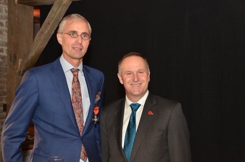 Chairman Benoit Mottrie received the New Zealand Order of Merit