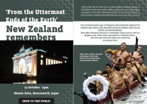 New Zealand commemoration of the centenary of the Battle of Passchendaele